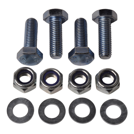 Cantonal Jeu complet avec pied de support en acier et pince - diamètre du tube 48 mm - matériel de montage inclus