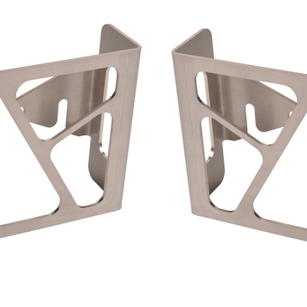 Cantonal Jeu de 2 Grille de protection pour feux de remorque  Aspock Multipoint 5 avec triangle libre - 245x140x65 mm - matériau acier inoxydable
