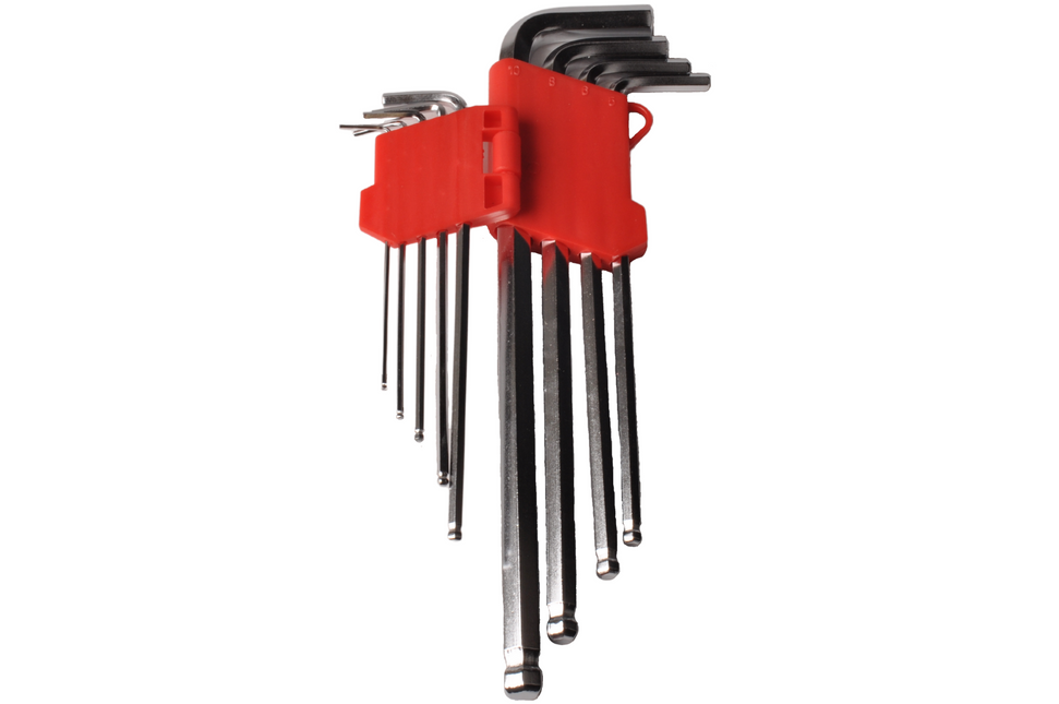 Cantonal Jeu de clés Allen 9 pièces - pouces