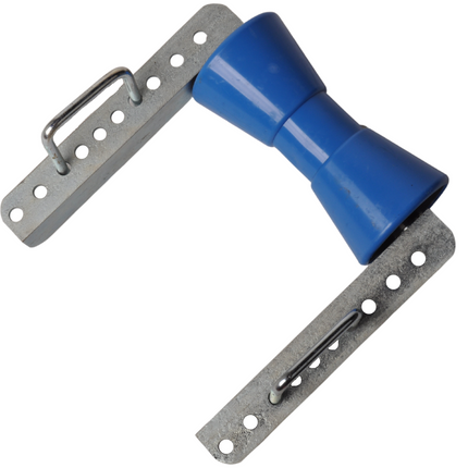 Cantonal Jeu de diabolos réglables - 200x85 mm - bleu - étrier 100x73 mm inclus - PE