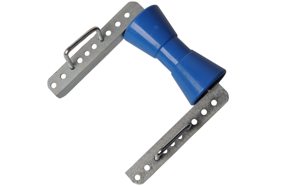 Cantonal Jeu de diabolos réglables - 200x85 mm - bleu - étrier 100x73 mm inclus - PE