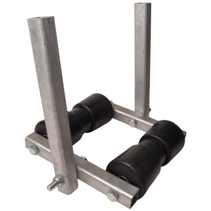 Cantonal Jeu de rouleaux de quille basculant - 183x85mm - manchon 30x30 mm - 2 pièces
