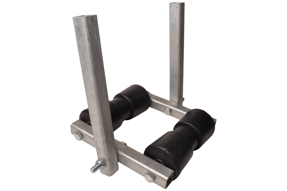 Cantonal Jeu de rouleaux de quille basculant - 183x85mm - manchon 30x30 mm - 2 pièces
