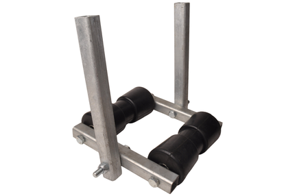 Cantonal Jeu de rouleaux de quille basculant - 183x85mm - manchon 30x30 mm - 2 pièces