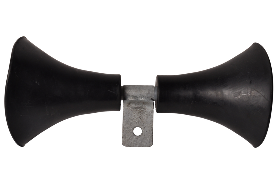 Cantonal Jeu de rouleaux de trompettes premium - noir - pour annexe - 400x140 mm