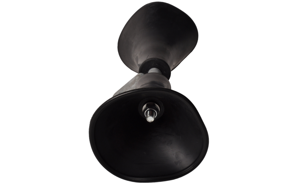 Cantonal Jeu de rouleaux de trompettes premium - noir - pour annexe - 400x140 mm