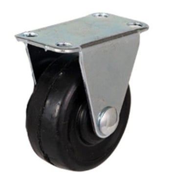 Cantonal Jeu de roulettes fixes et pivotantes 40 mm - hauteur totale 50 mm