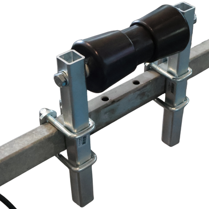 Cantonal Jeu de roulettes réglables - 183x85 mm - Tube 30x30x300 mm