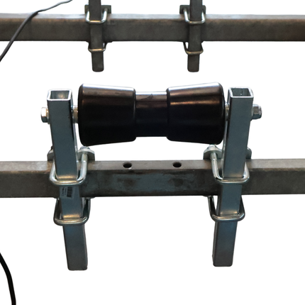 Cantonal Jeu de roulettes réglables - 183x85 mm - Tube 30x30x300 mm