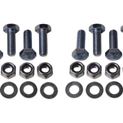 Cantonal Kit complet de béquilles en acier 48 mm - avec colliers et matériel de fixation