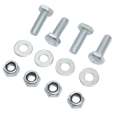 Cantonal Kit complet de béquilles en acier 48 mm - avec colliers et matériel de fixation