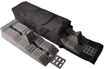 Cantonal Kit complète de cales de montée 565x200x130 mm - avec cales de roue - 5000 kg capacité de charge maximale