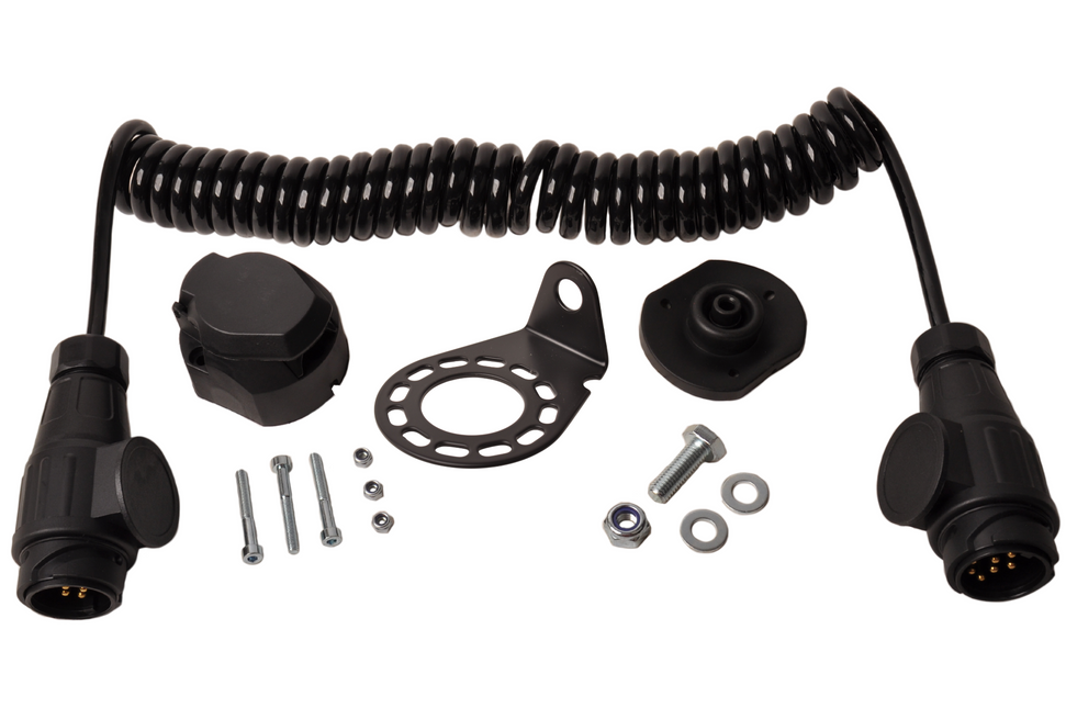 Cantonal Kit de conversion vers une prise avec câble spiralé - 13 broches - 8 pins