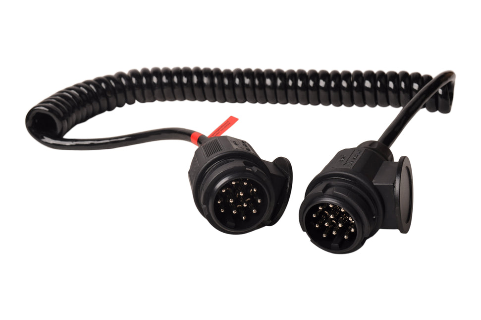 Cantonal Kit de conversion vers une prise avec câble spiralé - 13 broches - 13 pins