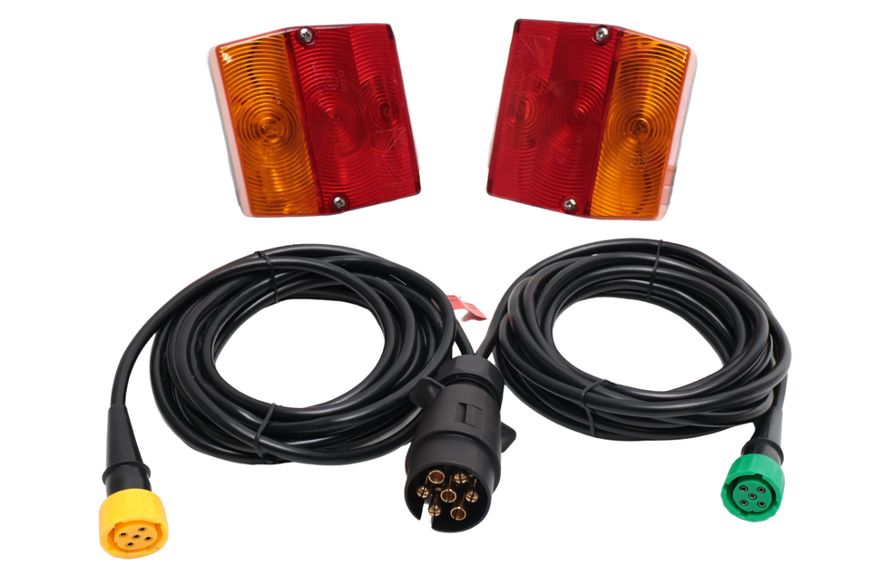 Cantonal Kit d'éclairage - Aspöck Minipoint - 4 mètres de câble principal - 7 broches - Plug & Play