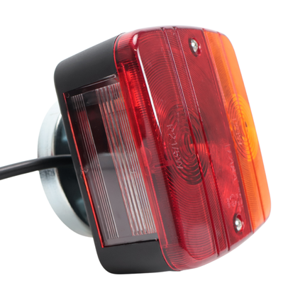 Cantonal Kit d'éclairage avec aimants avec câble principal de 12 mètres - idéal pour les remorques bateaux