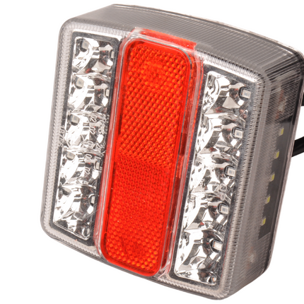 Cantonal Kit d'éclairage LED avec aimants avec 7,5 mètres de câble principal - 7 broches - idéal pour les remorques bateaux