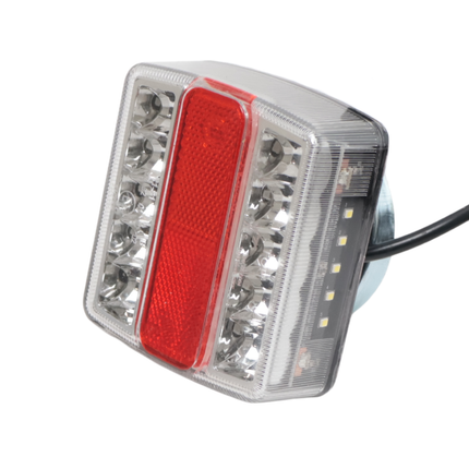 Cantonal Kit d’éclairage LED magnétique - 12 mètres de câble principal - 7 broches - idéal pour les remorques bateaux