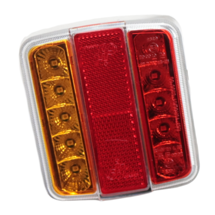 Cantonal Kit d’éclairage LED magnétique - 7,5 mètres de câble principal - 7 broches - Plug & Play - idéal pour les remorques bateau