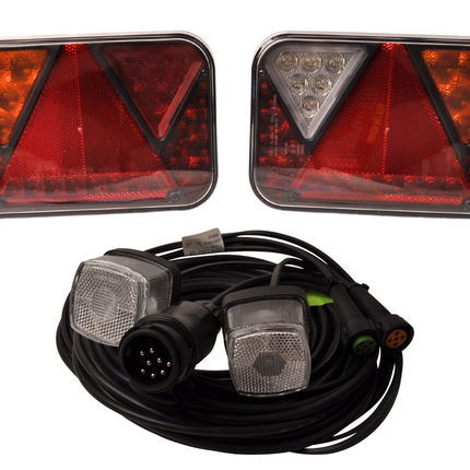 Cantonal Kit LED Fristom - 13 broches - incluant des feux de marquage & des résistances intégrées - choisissez le câble principal souhaité