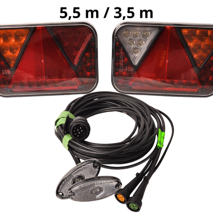 Cantonal Kit LED Fristom - 13 broches - incluant des feux de marquage & des résistances intégrées - choisissez le câble principal souhaité