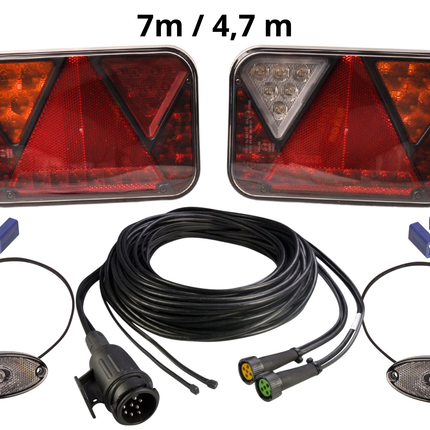 Cantonal Kit LED Fristom - 13 broches - incluant des feux de marquage & des résistances intégrées - choisissez le câble principal souhaité