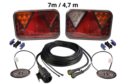 Cantonal Kit LED Fristom - 13 broches - incluant des feux de marquage & des résistances intégrées - choisissez le câble principal souhaité