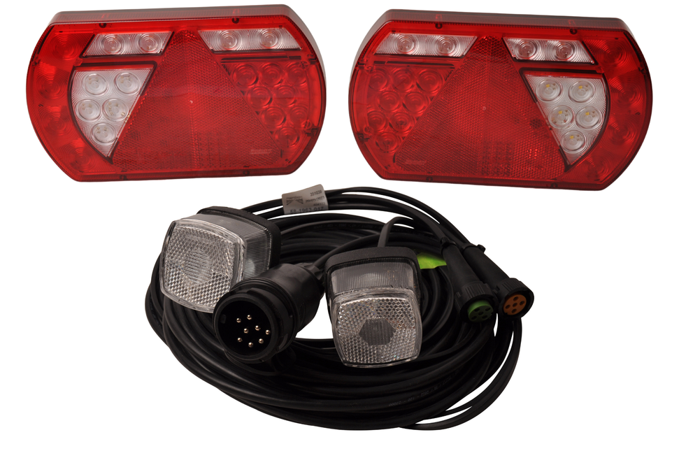 Cantonal Kit LED Lucidity - 13 broches - incluant l'éclairage de balisage  & résistances intégrées - choisissez le câble principal souhaité