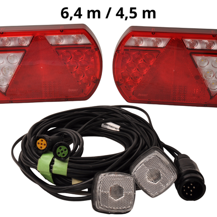 Cantonal Kit LED Lucidity - 13 broches - incluant l'éclairage de balisage  & résistances intégrées - choisissez le câble principal souhaité