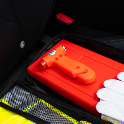 Cantonal Kit sécurité routière – avec gilets de sécurité et triangle de signalisation