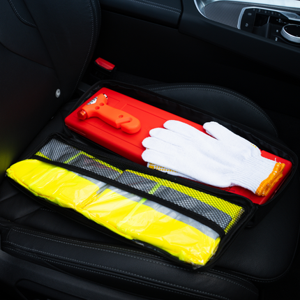 Cantonal Kit sécurité routière – avec gilets de sécurité et triangle de signalisation