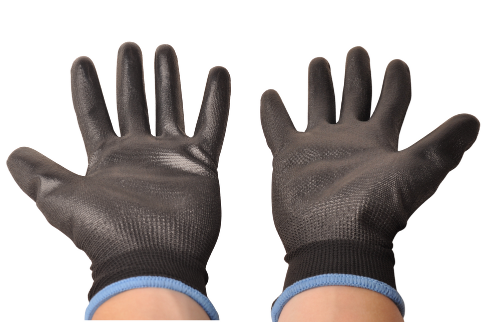 Cantonal Lot de 12 gants de préhension PU-Flex avec dos aéré