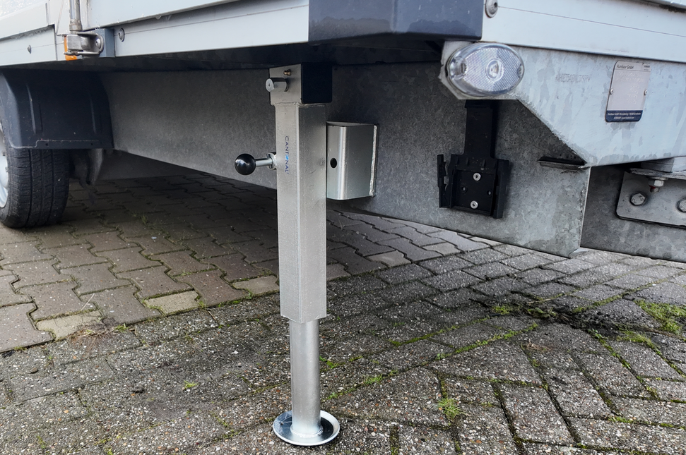 Cantonal Lot de 2 béquilles Cantonal pivotantes et basculantes 1300 kg