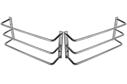 Cantonal Lot de 2 grilles de protection - acier - 260x170x80 mm - compatible entre autres avec Aspöck Multipoint