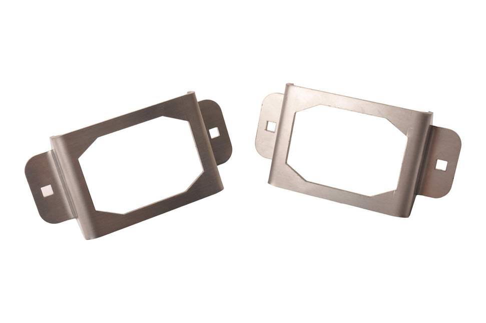 Cantonal Lot de 2 grilles de protection - Adapté aux feux arrière Flexipoint - Inox - 130x64x27 mm