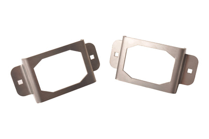 Cantonal Lot de 2 grilles de protection - Adapté aux feux arrière Flexipoint - Inox - 130x64x27 mm