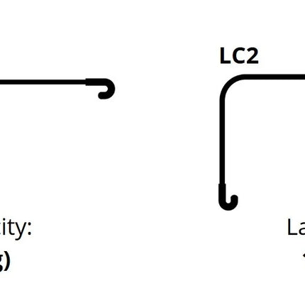 Cantonal Lot de 2 Sangles d'arrimage  automatique - 300x5 cm - charge de rupture 1500 kg - Avec crochets en S et clips de sécurité