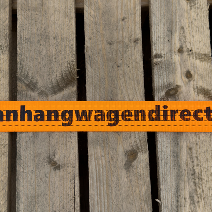 Cantonal Lot de 4 Sangles d'arrimage - 800x5 cm - orange - charge de rupture 5000 kg