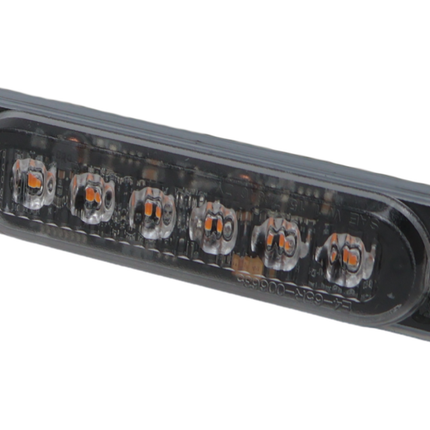 Cantonal Luminaire de secours - Cantonal LED - orange - 113x28x9,8 mm - 6 LEDs