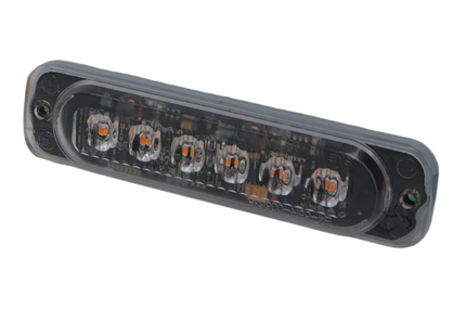 Cantonal Luminaire de secours - Cantonal LED - orange - 113x28x9,8 mm - 6 LEDs