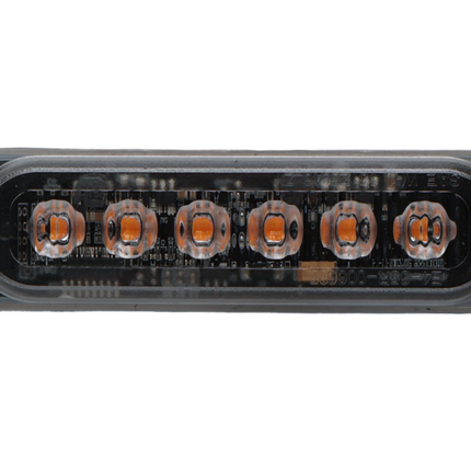 Cantonal Luminaire de secours - Cantonal LED - orange - 113x28x9,8 mm - 6 LEDs