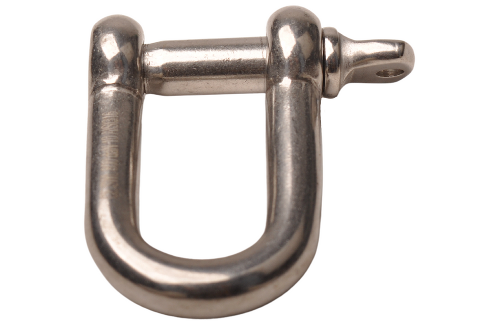 Cantonal Manille D 10 mm en acier inoxydable 316