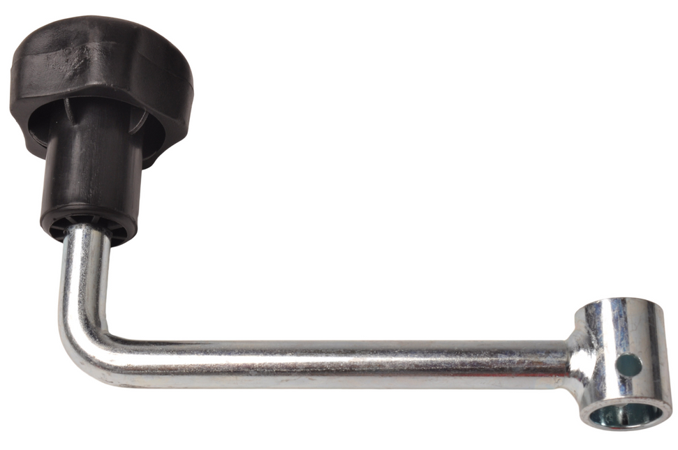 Cantonal Manivelle de roue d'appui pour roue d'appui automatique - 17 mm