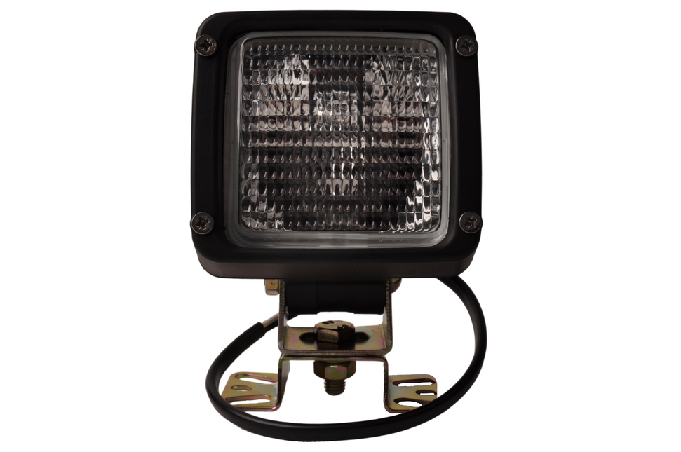Cantonal Phare de travail carré avec ampoule 12V 55W