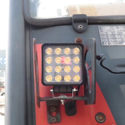Cantonal Phare de travail LED premium - LEDs 16W - 10-30V - 1500 lumen - kit de montage inclus