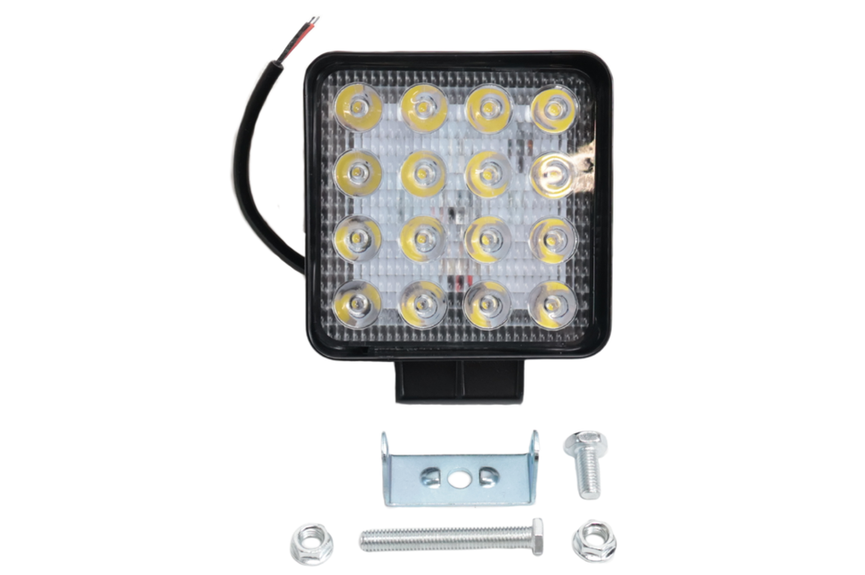 Cantonal Phare de travail remorque - 12-80V - 20W LEDS - incl. kit de montage