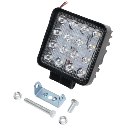 Cantonal Phare de travail remorque - 20W LEDS - 12-80V - 1800 lumen - inclus kit de montage