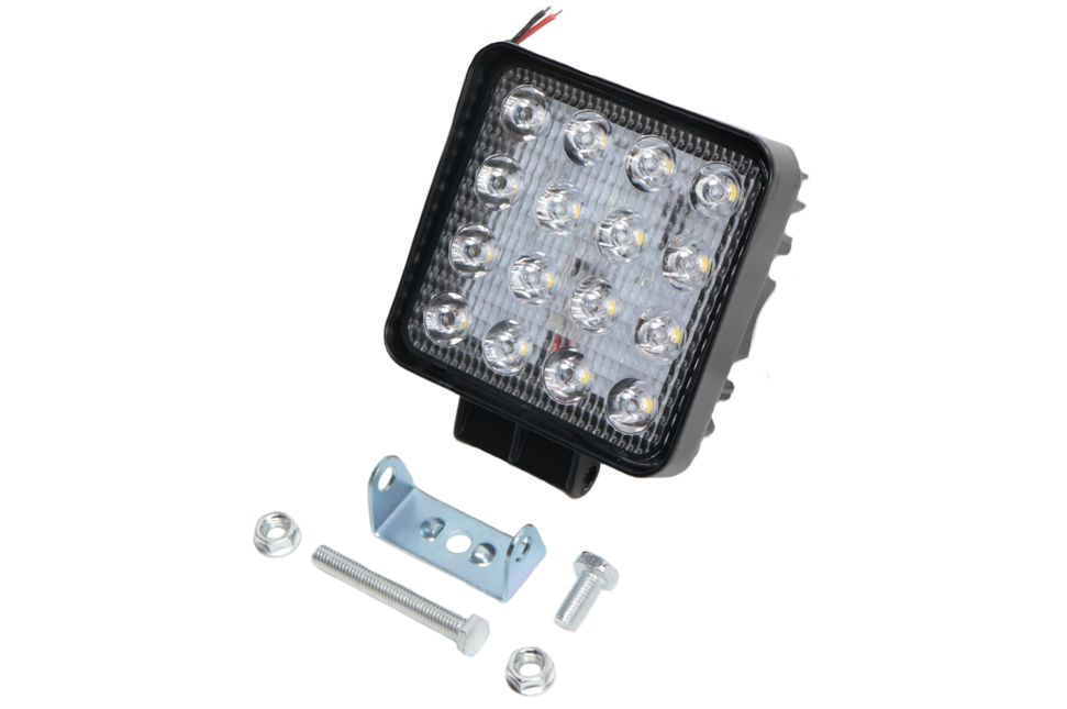 Cantonal Phare de travail remorque - 20W LEDS - 12-80V - 1800 lumen - inclus kit de montage