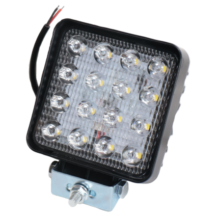 Cantonal Phare de travail remorque - 20W LEDS - 12-80V - 1800 lumen - inclus kit de montage