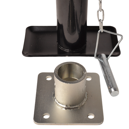 Cantonal Pied de soutien inclinable et extensible - 43-70 cm - 1000 kg - incluant la bride